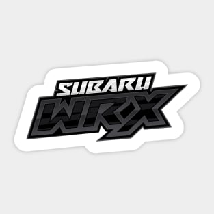 Crystal Black Silica WRX Sticker